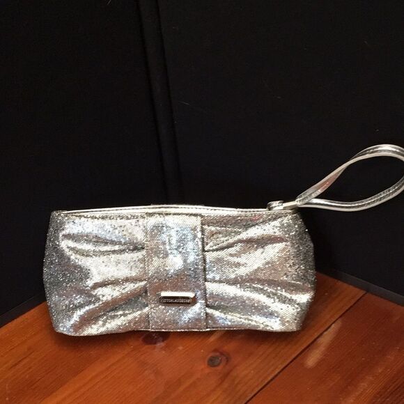 Victoria’s Secret Shimmering Silver Wristlet - Restored Elegance! - Picture 1 of 11